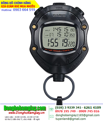 Casio HS-80TW _Đồng hồ bấm giây Casio HS-80TW với 150Laps - có chức năng Stopwatch & hẹn giờ  _Bảo hành 1năm
